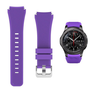Ремінець 22 мм BeWatch ECO для Samsung Galaxy Watch 46mm | Samsung Gear S3 Фіолетовий (1021113.3) - Інтернет-магазин спільних покупок ToGether