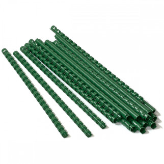 Пружини пластикові для палітурки Agent А4 50 шт 28 мм Зелені (8888821280052) - Інтернет-магазин спільних покупок ToGether