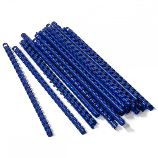Пружини пластикові для палітурки Agent A4 100 шт 6 мм Сині (8888821060036) - Інтернет-магазин спільних покупок ToGether