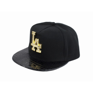 Бейсболка GLH Snapback Gold LA One sizе Чорний (23238) - Інтернет-магазин спільних покупок ToGether