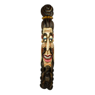 Маска Непал Бхуванеш Пан Світів 98х16х10 см Слонова кістка (11642) - Інтернет-магазин спільних покупок ToGether