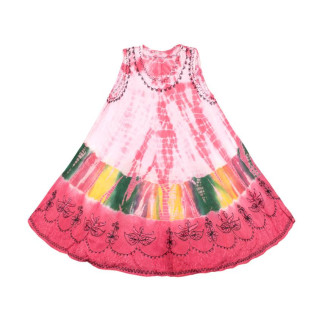 Сукня Літня Karma Віскоза Вишивка Вільний розмір Відтінки Рожевого (24140) - Інтернет-магазин спільних покупок ToGether