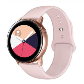 Ремінець силіконовий BeWatch для Samsung Galaxy Watch Active | Active 2 42 | Active 2 44 Рожевий (1010311) - Інтернет-магазин спільних покупок ToGether