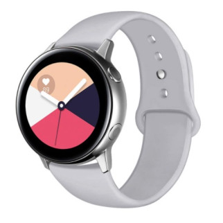 Ремінець силіконовий BeWatch для Samsung Galaxy watch Active | Active 2 42 | Active 2 44мм Сірий (1010304) - Інтернет-магазин спільних покупок ToGether