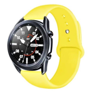 Ремінець силіконовий BeWatch для Samsung Galaxy Watch 42mm Galaxy Watch 3 41 mm Жовтий (1010320) - Інтернет-магазин спільних покупок ToGether