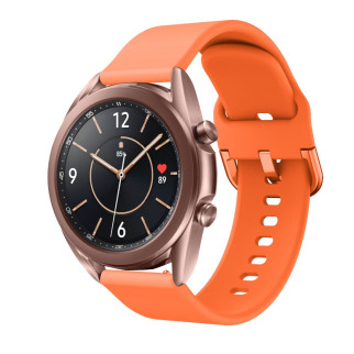 Ремінець BeWatch для Samsung Galaxy Watch 3 41mm силіконовий 20 мм New Помаранчевий (1012307) - Інтернет-магазин спільних покупок ToGether