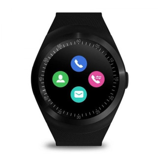 Розумний годинник Media-Tech Round Watch GSM MT855 Чорний - Інтернет-магазин спільних покупок ToGether