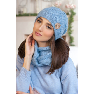 Комплект «Крістель» (шапка та шарф-сніг) Braxton блакитний 56-59 - Інтернет-магазин спільних покупок ToGether