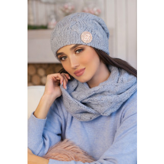 Комплект «Крістель» (шапка та шарф-сніг) Braxton світло-сірий 56-59 - Інтернет-магазин спільних покупок ToGether