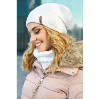 Комплект «Осірія» (шапка-ковпак та шарф-хомут) Braxton білий 56-59 - Інтернет-магазин спільних покупок ToGether