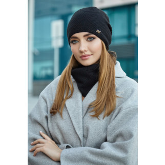 Комплект «Шарлотта» (шапка та шарф-хомут) Braxton чорний 56-59 - Інтернет-магазин спільних покупок ToGether