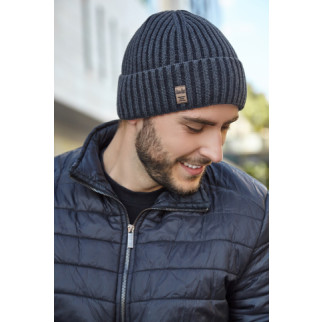 Чоловіча шапка "Камет" Braxton графіт + чорний 56-59 - Інтернет-магазин спільних покупок ToGether