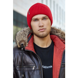 Чоловіча шапка "Ітан" Braxton червоний 56-59 - Інтернет-магазин спільних покупок ToGether