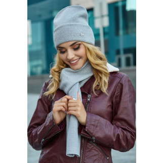 Комплект «Беатріс» (шапка та шарф) Braxton світло-сірий 56-59 - Інтернет-магазин спільних покупок ToGether