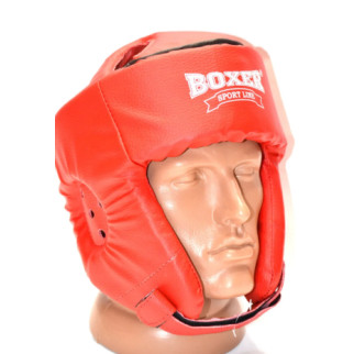 Шолом боксерський шкірвініл Boxer Sport Line M Червоний (hub_idod4j) - Інтернет-магазин спільних покупок ToGether