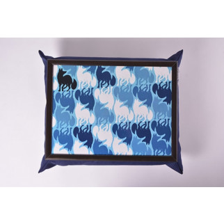 Піднос на подушці Mine Синій лис Темно-синій (111779) - Інтернет-магазин спільних покупок ToGether