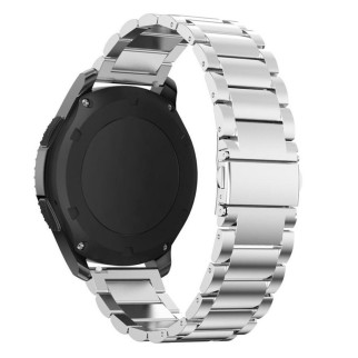 Ремінець BeWatch 22мм сталевий класичний для годинника універсальний Срібло (1020405) - Інтернет-магазин спільних покупок ToGether