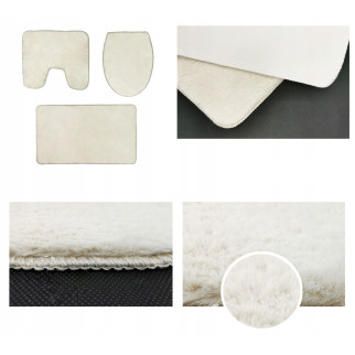 Комплект килимків для ванної та туалету KONTRAST OSLO CREAMY 3шт. - Інтернет-магазин спільних покупок ToGether