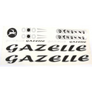 Наклейка Gazelle на раму велосипеда Чорний (NAK049) - Інтернет-магазин спільних покупок ToGether
