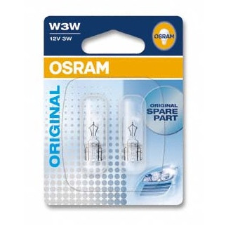 Автолампа ук. OSRAM 2821-02B W3W 12V W2.1X9.5D 10X2 Blister - Інтернет-магазин спільних покупок ToGether