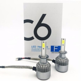 Комплект LED ламп C6 HeadLight H1 12v COB - Інтернет-магазин спільних покупок ToGether