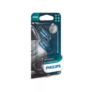 Автолампа Philips 12961XVPB2 W5W 12V W2.1X9.5d X-tremeVision Pro150 +150% 2шт/блістер - Інтернет-магазин спільних покупок ToGether