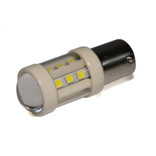 Світлодіодна лампа StarLight T25 18 діодів SMD 12-24V 6.5W WHITE прозора лінза - Інтернет-магазин спільних покупок ToGether