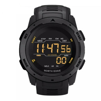 Чоловічий спортивний годинник North Edge Mars Black 5BAR - Інтернет-магазин спільних покупок ToGether