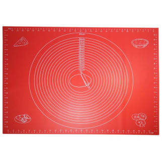 Килимок Силіконовий Kamille 60 на 45 см high quality червоний - Інтернет-магазин спільних покупок ToGether