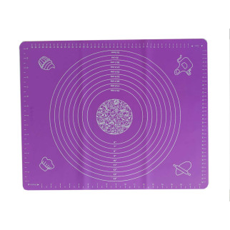 Силіконовий килимок Genes 1030 для розкочування та випікання тіста 40 х 50 см фіолетовий - Інтернет-магазин спільних покупок ToGether