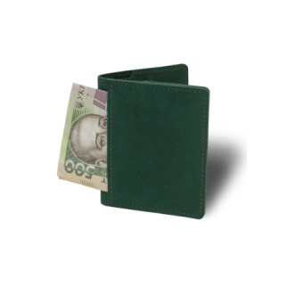 Шкіряний міні гаманець-картхолдер BermuD Зелений B 30-18Z-15-1 - Інтернет-магазин спільних покупок ToGether