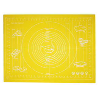 Силіконовий килимок Genes 68 на 51,5 см для розкочування тіста жовтий - Інтернет-магазин спільних покупок ToGether