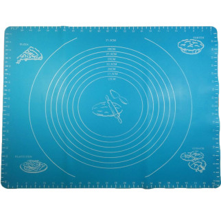 Силіконовий килимок A-PLUS для випікання та розкочування тіста 50*40 см синій - Інтернет-магазин спільних покупок ToGether