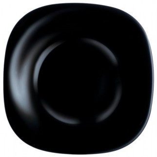 Тарілка Luminarc Carine Black Чорна обідня квадратна d-26 см 9817 LUM - Інтернет-магазин спільних покупок ToGether