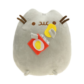 Плюшева м'яка іграшка Кіт Пушин з чипсами 15х18см Pusheen Cat - Інтернет-магазин спільних покупок ToGether