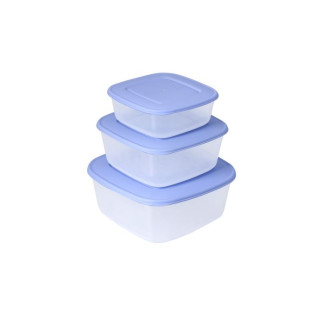 Набір квадратних контейнерів для харчових продуктів Альона 3 в 1 167010 - Інтернет-магазин спільних покупок ToGether
