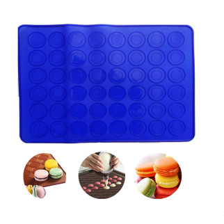 Силіконовий килимок для випічки макарун, печива 40 х 30 см синій Genes - Інтернет-магазин спільних покупок ToGether