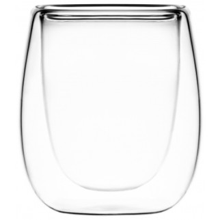 Набір склянок з подвійними стінками для еспресо 80 мл 2 шт. h-7,3 см боросилікатне скло Ardesto AR2608G - Інтернет-магазин спільних покупок ToGether