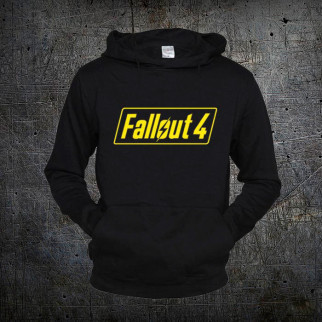 Худі Fruit of the Loom Логотип Фаллаут 4 Logo Fallout 4 Чорний XL (1191977) - Інтернет-магазин спільних покупок ToGether