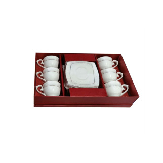 Сервіз кавовий фарфоровий 12 предметів Interos 506707 12 S - Інтернет-магазин спільних покупок ToGether