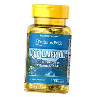 Олія печінки тріски, Cod Liver Oil 415, Puritan's Pride 100 (67367023) - Інтернет-магазин спільних покупок ToGether