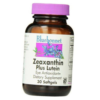 Лютеїн та Зеаксантін, Zeaxanthin plus Lutein, Bluebonnet Nutrition 30 (72393005) - Інтернет-магазин спільних покупок ToGether