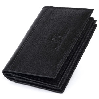 Візитниця-книжка ST Leather 19213 Чорна 10х6, 5х1 см - Інтернет-магазин спільних покупок ToGether