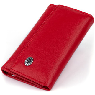 Ключниця-гаманець ST Leather 19222 Червона 12,3х7,3х1 см - Інтернет-магазин спільних покупок ToGether