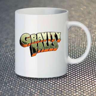 Чашка Fan Girl Логотип Гравіті Фолз Gravity Falls New (14460) 330 мл - Інтернет-магазин спільних покупок ToGether