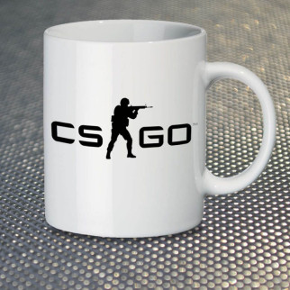 Чашка Fan Girl Логотип гри CS GO New (14383) 330 мл Білий - Інтернет-магазин спільних покупок ToGether