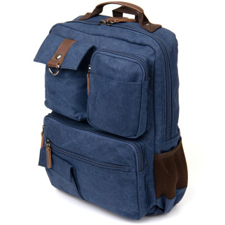 Рюкзак текстильний дорожній Vintage 20621 Синій 30х42х15 см - Інтернет-магазин спільних покупок ToGether