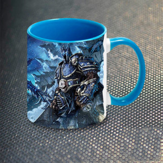 Чашка Fan Girl Король Ліч Варкрафт World of Warcraft New (14428) 330 мл Блакитний - Інтернет-магазин спільних покупок ToGether