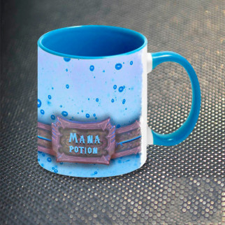 Чашка Fan Girl Зілля Мани Mana Potion Дота 2 New (14424) 330 мл Блакитний - Інтернет-магазин спільних покупок ToGether