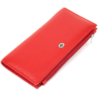 Шкіряний жіночий гаманець ST Leather Accessories 19381 Червоний - Інтернет-магазин спільних покупок ToGether